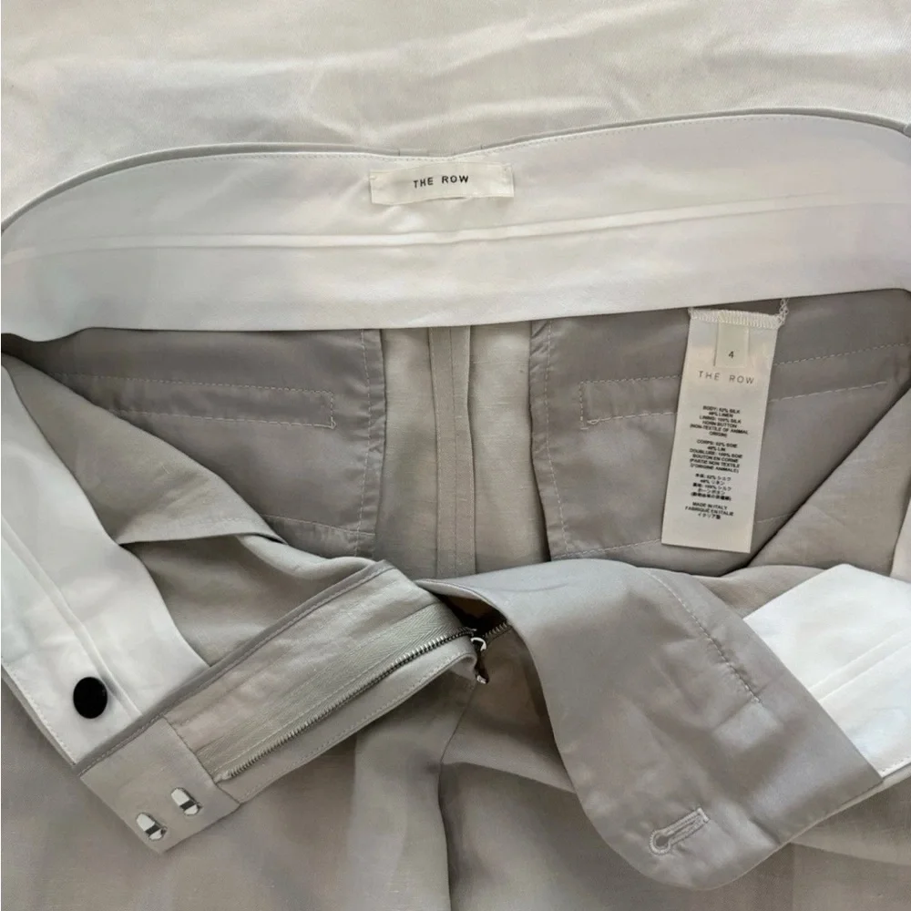 The Row Noxy Straight Leg Trousers - Picture 8 of 9